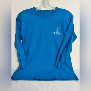 MG Palmer Pineapple Design Long Sleeve T Shirt